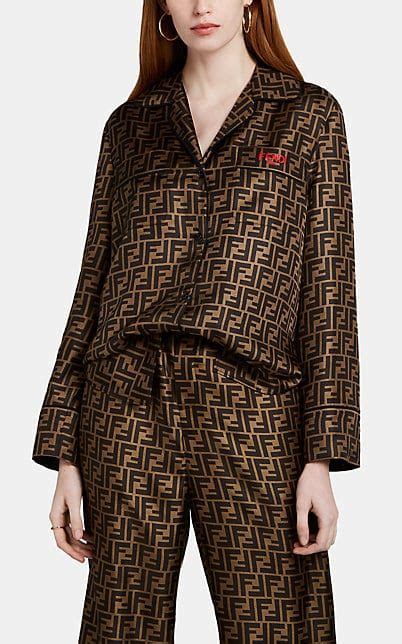 fendi pyjama suit|fendi pyjamas sets.